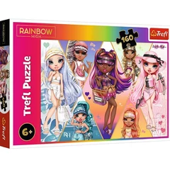 Trefl 160 db-os puzzle - Rainbow High divatbabák (15415)