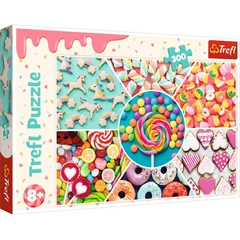 Trefl 300 db-os puzzle - Színes édességek (23004)