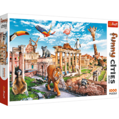Trefl 1000 db-os puzzle - Vicces városok - Vad Róma (10600)