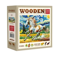 Wooden City 1010 db-os fa puzzle - Vágtázó ló (NB0806-XL)