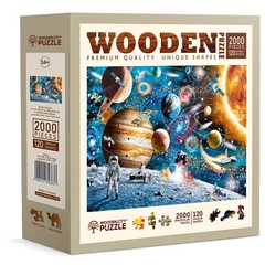 Wooden City 2000 db-os fa puzzle - Űrodüsszeia  (AL2000-0133-XXL)