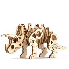 Wooden City 40 db-os fa puzzle - Triceratops (494618)