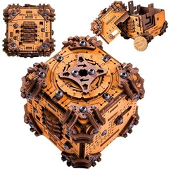 Wooden City WR362 - Escape Puzzle Box Tesseract's Secret - Wooden Puzzle
