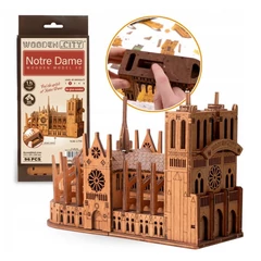 Wooden City WR366 - Notre Dame 3D - Wooden Puzzle