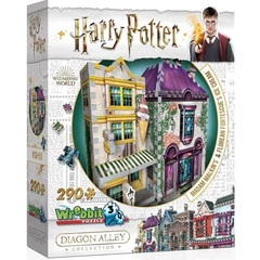 Wrebbit 290 db-os 3D puzzle - Harry Potter - Madam Malkin talárszabászata és fagylaltszalon (00510)