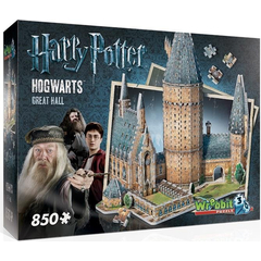 Wrebbit 850 db-os 3D puzzle - Harry Potter - Roxforti nagyterem (02014)