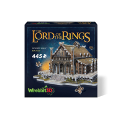 Wrebbit 445 db-os 3D puzzle - A Gyűrűk Ura - Golden Hall - Edoras (01016)