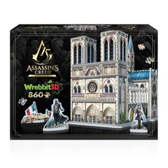 Wrebbit 860 db-os 3D puzzle - Assassin’s Creed Unity - Notre-Dame (02023)