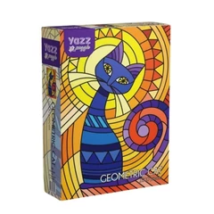 Yazz 1000 db-os puzzle - Geometric Cat (3840)