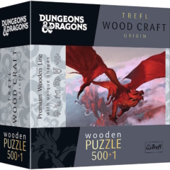 Trefl 501 db-os Wood Craft Prémium Fa Puzzle - Dungeons and Dragons (20181)