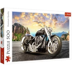 Trefl 500 db-os puzzle - Fekete motor (37384)