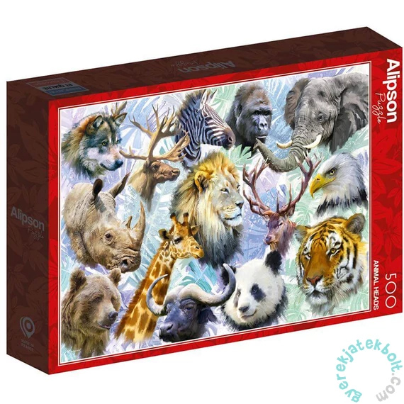 Alipson 500 db-os puzzle - Animal Heads (50009)