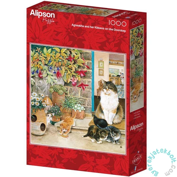 Alipson 1000 db-os puzzle - Agneatha and her Kittens on the Doorstep (50183)