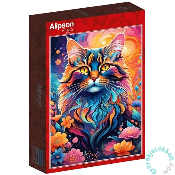 Alipson 1000 db-os puzzle - Multicoloured Cat (50228)