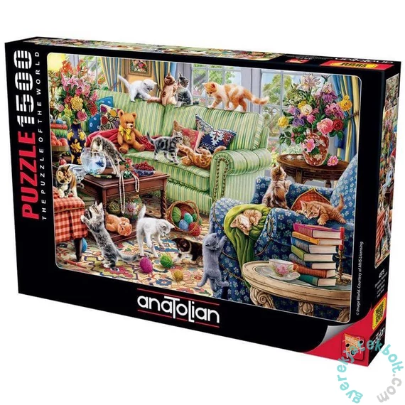 Anatolian 1500 db-os puzzle - Kittens in the Living Room (4575)