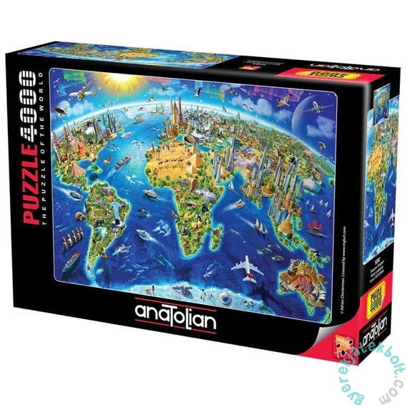 Anatolian 4000 db-os puzzle - World Landmarks (5202)
