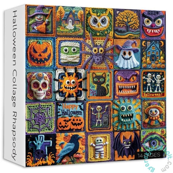 Bboldin 1000 db-os puzzle - Halloween Collage Rhapsody (PT-239)
