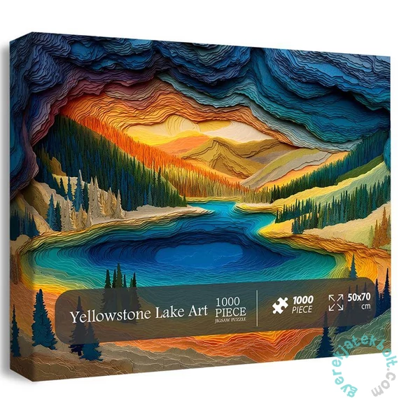 Bboldin 1000 db-os puzzle - Yellowstone Lake Art (PT-353)