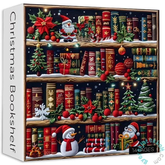 Bboldin 1000 db-os puzzle - Christmas Bookshelf (PT-413)