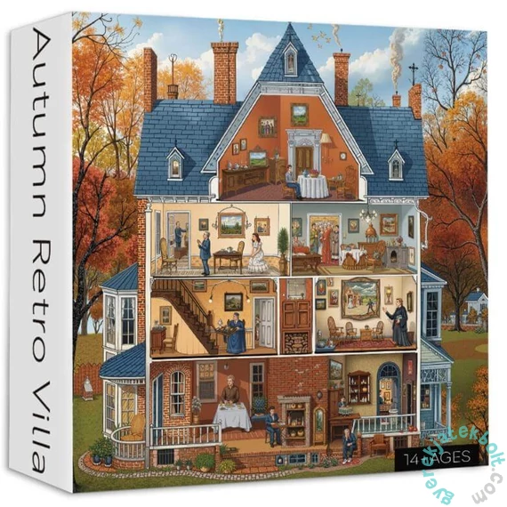 Bboldin 1000 db-os puzzle - Autumn Retro Villa (PT-89)