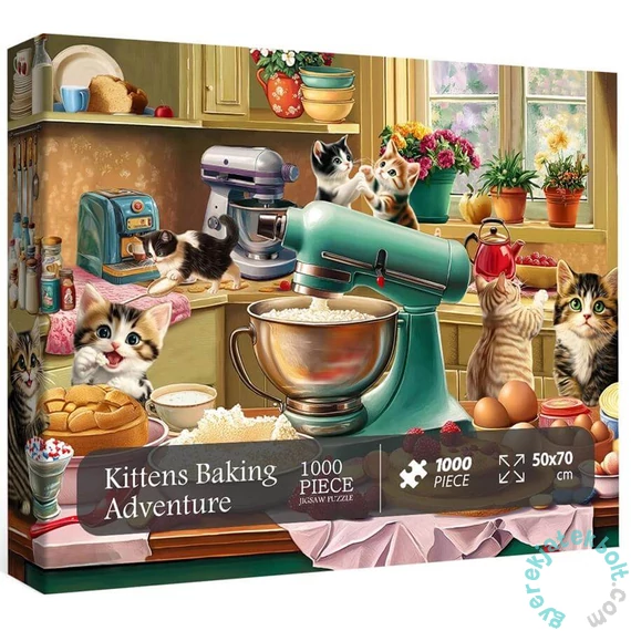 Bboldin 1000 db-os puzzle - Kittens Baking Adventure (Z-1171)