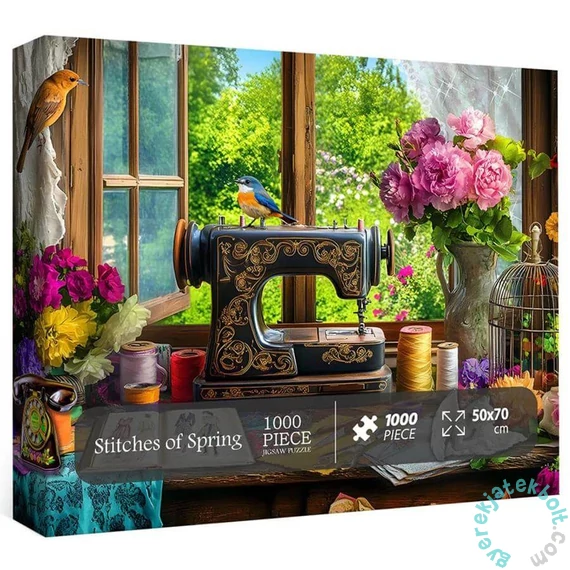 Bboldin 1000 db-os puzzle - Stitches of Spring (Z-1337)