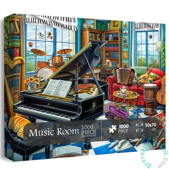 Bboldin 1000 db-os puzzle - Music Room (Z-1470)