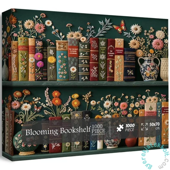 Bboldin 1000 db-os puzzle - Blooming Bookshelf (Z-1734)