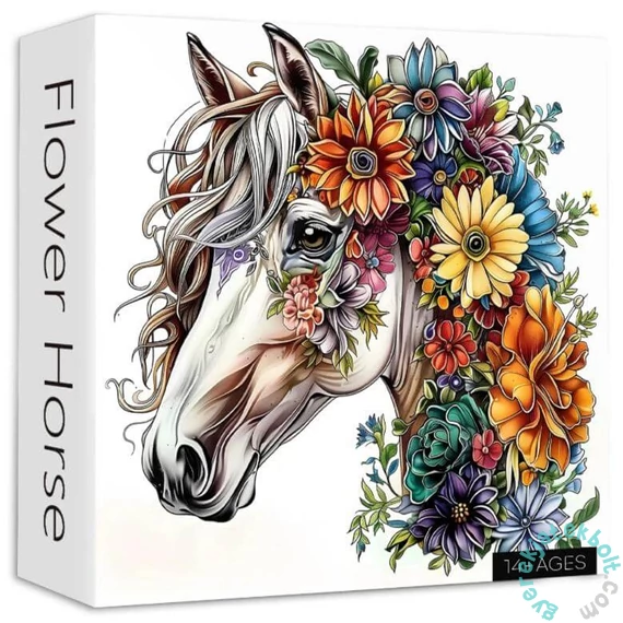 Bboldin 1000 db-os puzzle - Flower Horse (Z-1804)