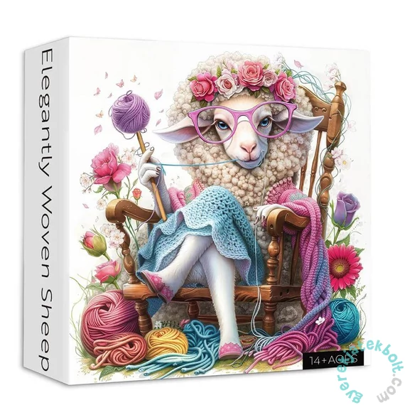 Bboldin 1000 db-os puzzle - Elegantly Woven Sheep (Z-1932)