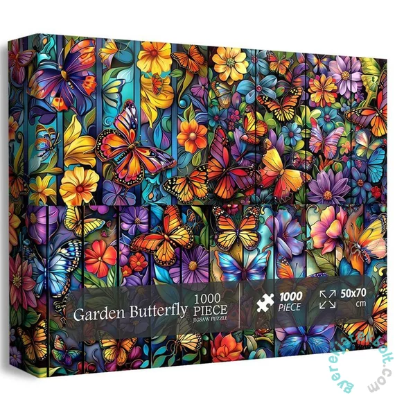 Bboldin 1000 db-os puzzle - Garden Butterfly (Z-514)