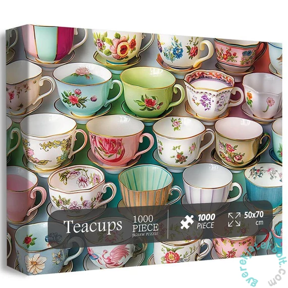 Bboldin 1000 db-os puzzle - Teacups (Z-637)