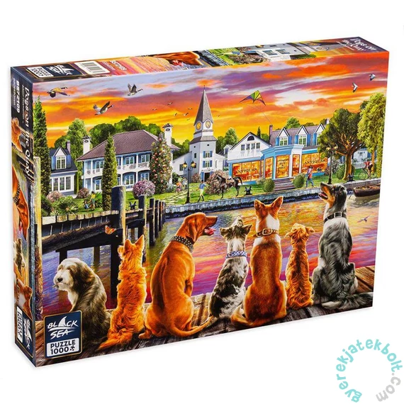 Black Sea 1000 db-os puzzle - Dogs on the Quay (BS72109)