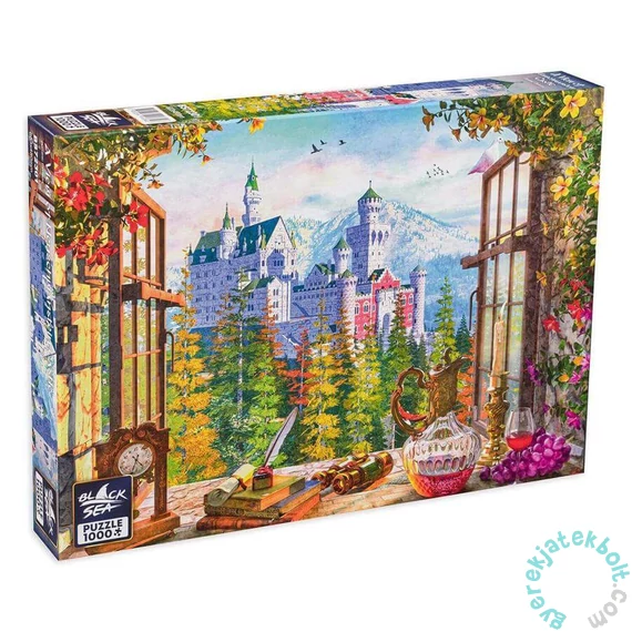 Black Sea 1000 db-os Premium puzzle - A View of Neuschwanstein Castle (BS72301)