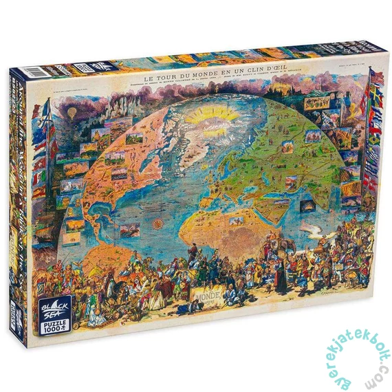Black Sea 1000 db-os puzzle - Around the World in a Blink of the Eye (BS82223)