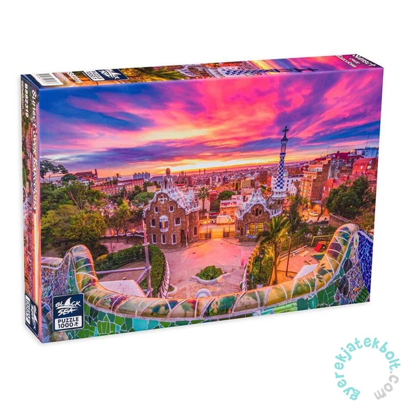 Black Sea 1000 db-os puzzle - Sunset over Barcelona (BS82319)
