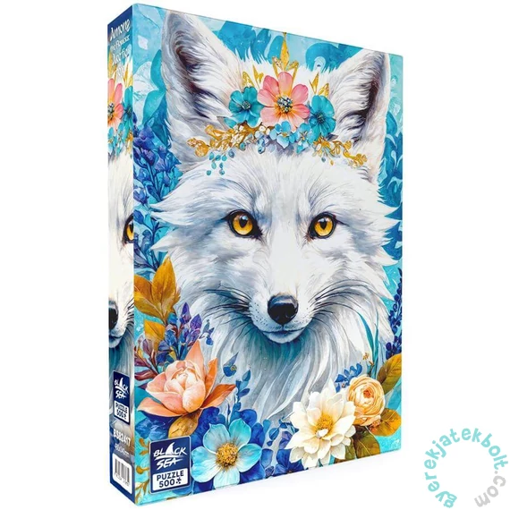 Black Sea 500 db-os puzzle - Among the Flowers - Arctic fox (BS82417)
