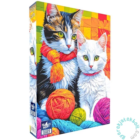 Black Sea 1000 db-os puzzle - Cozy cats (BS82425)