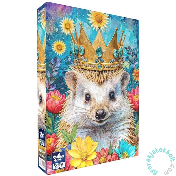 Black Sea 500 db-os puzzle - Among the Flowers - Hedgehog (BS82501)