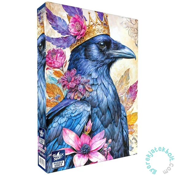 Black Sea 500 db-os puzzle - Among the Flowers - Raven (BS82503)