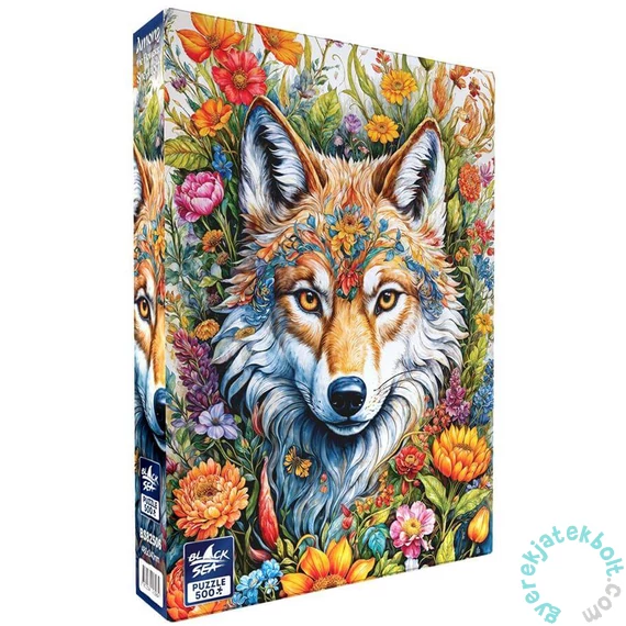 Black Sea 500 db-os puzzle - Among the Flowers - She-wolf (BS82506)