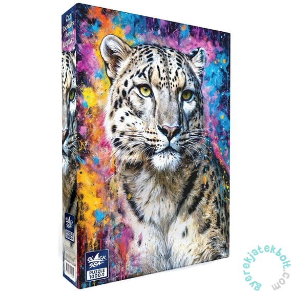 Black Sea 1000 db-os puzzle - Cat Portraits - Snow leopard (BS82513)