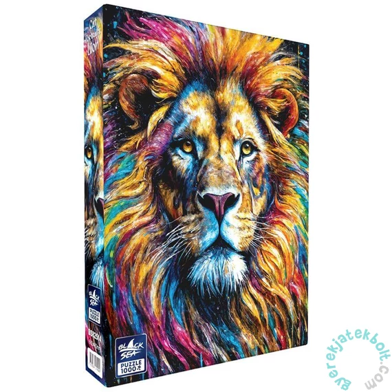 Black Sea 1000 db-os puzzle - Cat Portraits - Lion (BS82514)
