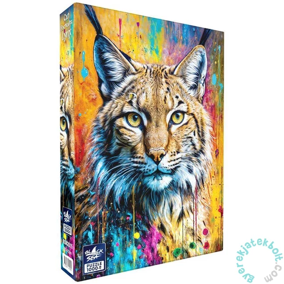 Black Sea 1000 db-os puzzle - Cat Portraits - Lynx (BS82515)