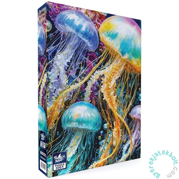 Black Sea 500 db-os puzzle - Precious creatures - Jellyfish (BS82521)