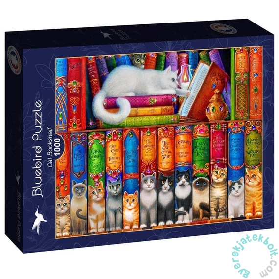 Bluebird 1000 db-os puzzle - Cat Bookshelf (90217)