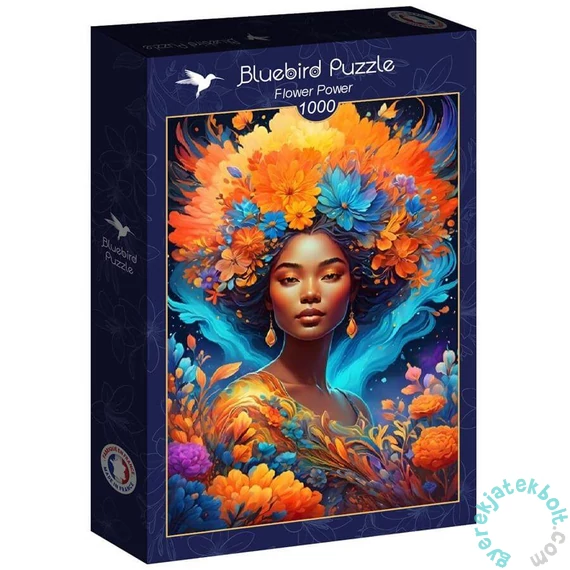 Bluebird  90999 - Flower Power - 1000 db-os puzzle
