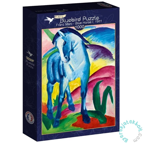 Bluebird 1000 db-os Art by puzzle - Franz Marc - Blue Horse I 1911 (60263)