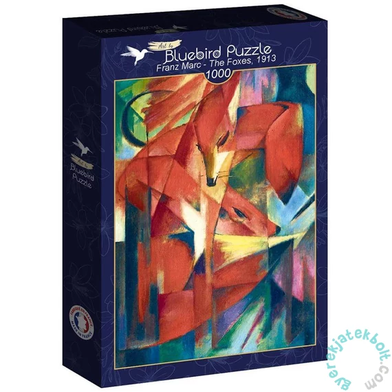 Bluebird 1000 db-os Art by puzzle - Franz Marc - The Foxes 1913 (60262)