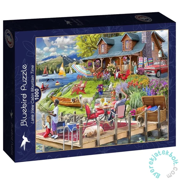 Bluebird 1000 db-os puzzle - Lake View Cabin Mountain Time (90925)